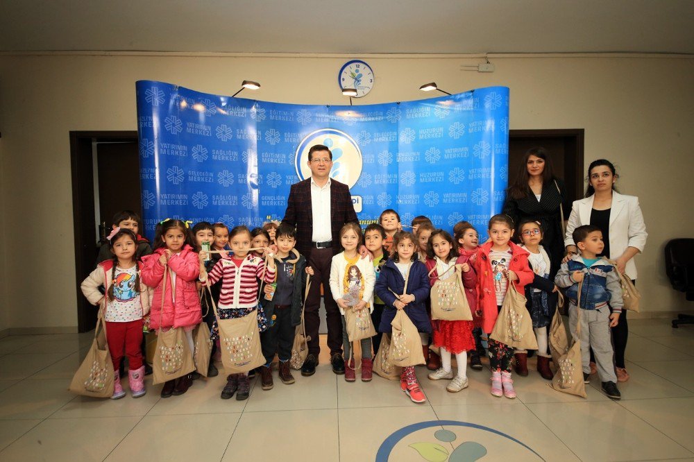 Miniklerden Başkan Subaşıoğlu’na Ziyaret