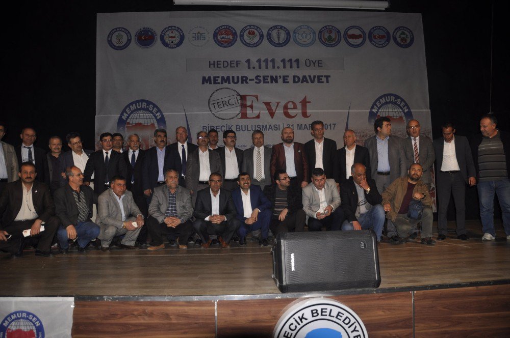 Birecik’te Referandum Çalışmaları