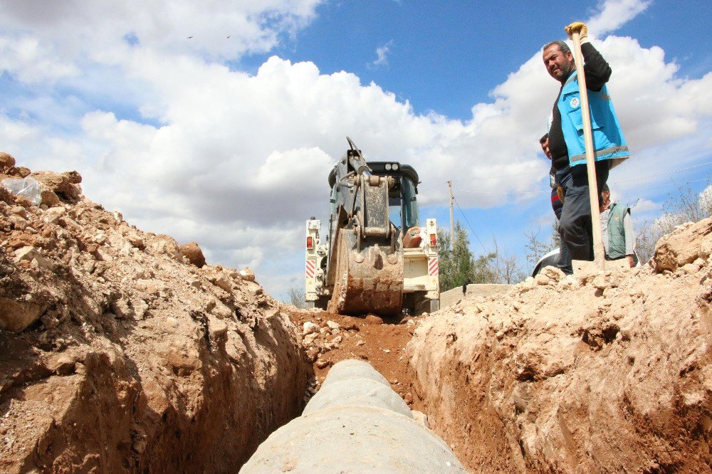 Haliliye Belediyesinden Derinkuyu Mahallesinde Drenaj Çalışması