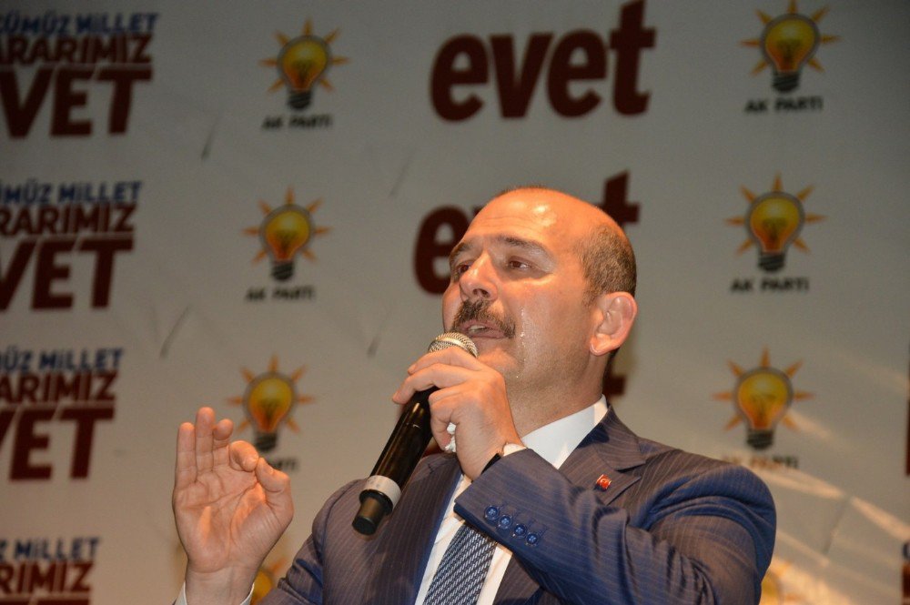 Bakan Soylu, Şehidi Anlatırken Gözyaşlarını Tutamadı