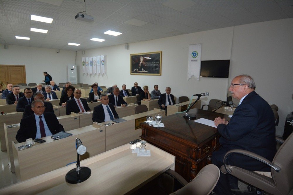 Başkan Albayrak Daire Başkanları İle Çalışmaları Değerlendirdi