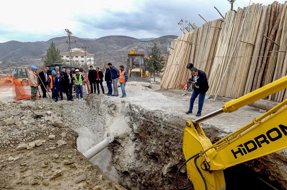 Hekimhan’daki Alt Yapı Çalışmaları