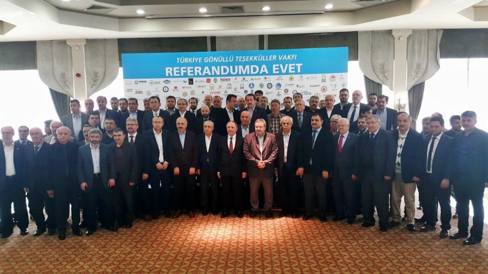 Türkiye Gönüllü Teşekküller Vakfı Referandumda ‘Evet’ Diyecek