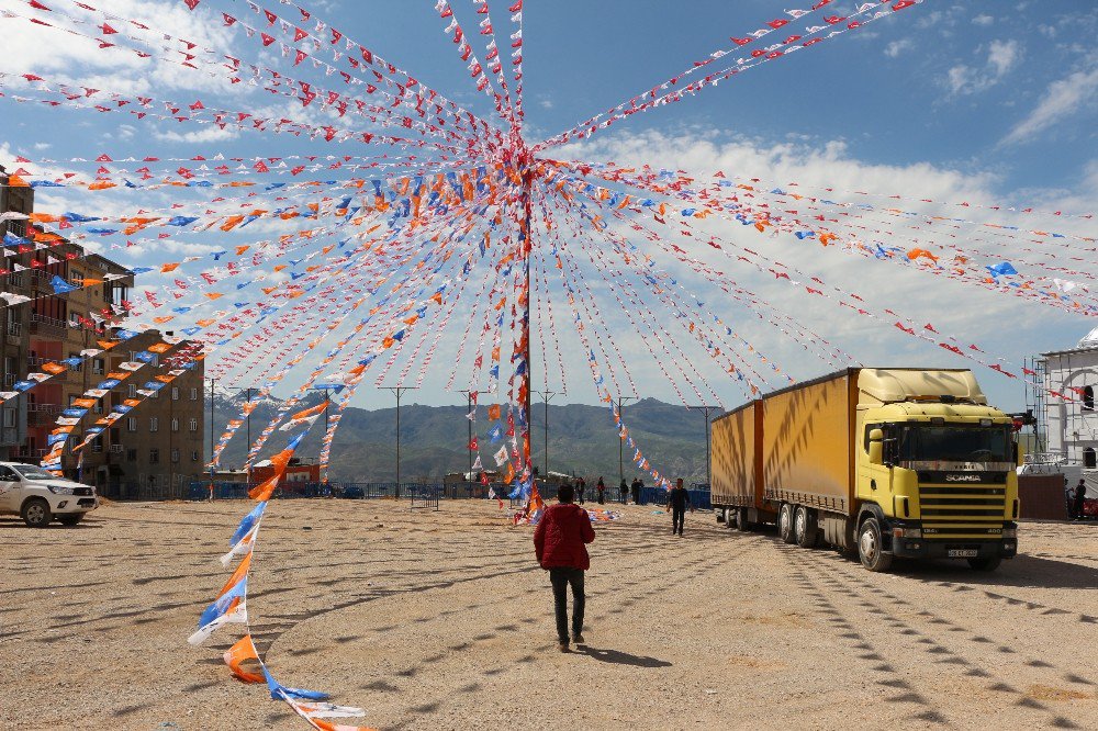 Şırnak’ta Başbakanın Programı İçin Hazırlıklar Tamamlandı