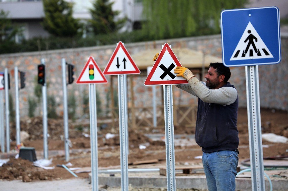 Çocuk Trafik Eğitim Parkında Çalışmalar Devam Ediyor