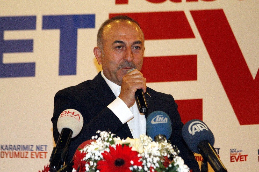 Bakan Çavuşoğlu ’Hayır’cı Mhp’lilere Seslendi