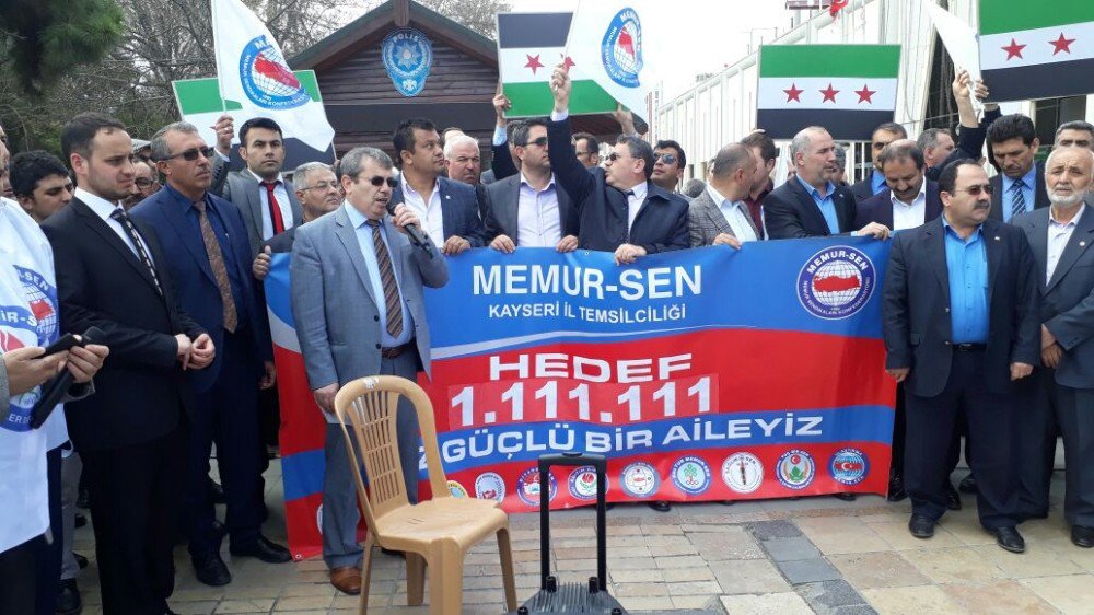 Memur-sen İl Temsilcisi Aydın Kalkan: "Dünya Soykırımcı Katil Ve Zalimlere Ne Zaman Dur Diyecek"