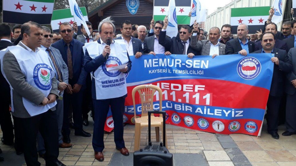 Memur-sen İl Temsilcisi Aydın Kalkan: "Dünya Soykırımcı Katil Ve Zalimlere Ne Zaman Dur Diyecek"