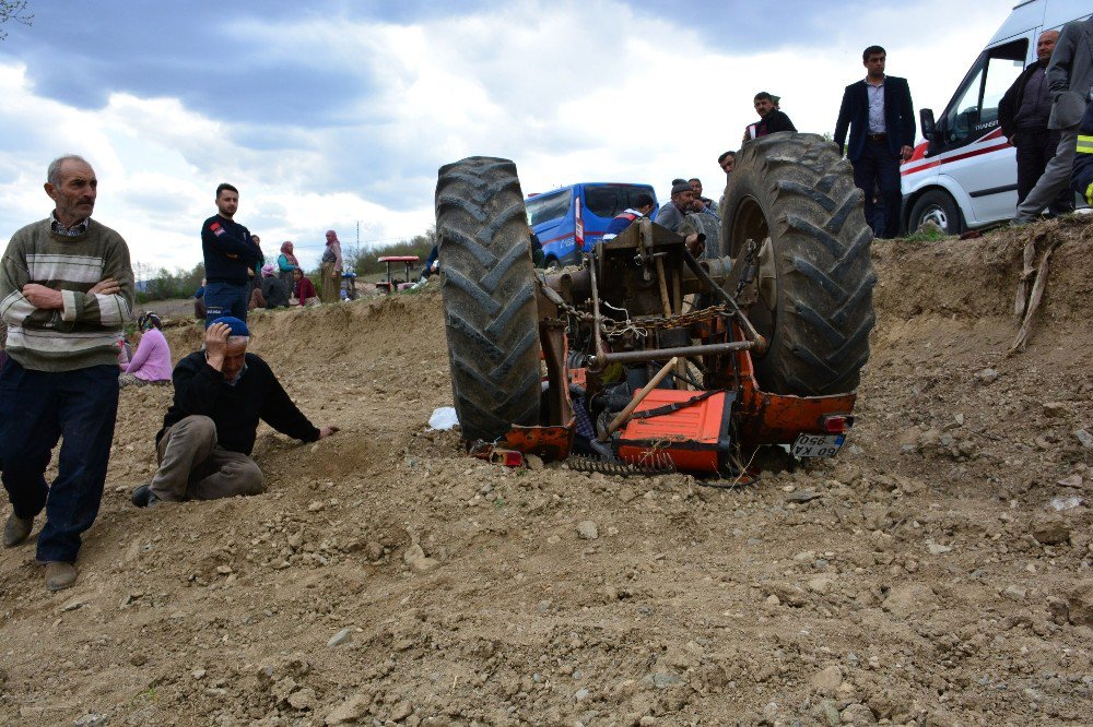 Erbaa’da Traktör Devrildi: 1 Ölü