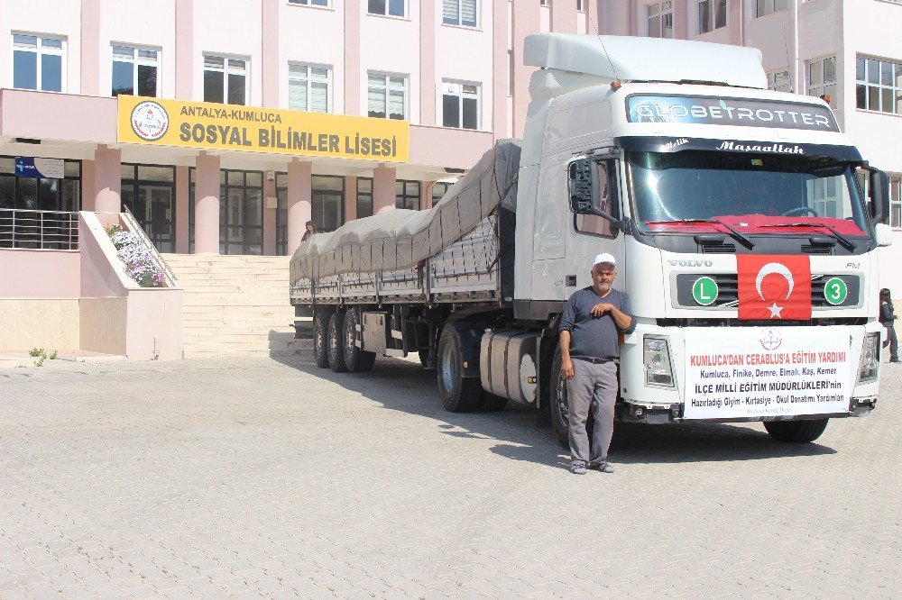 Öğrencilerden Cerablus’a Yardım