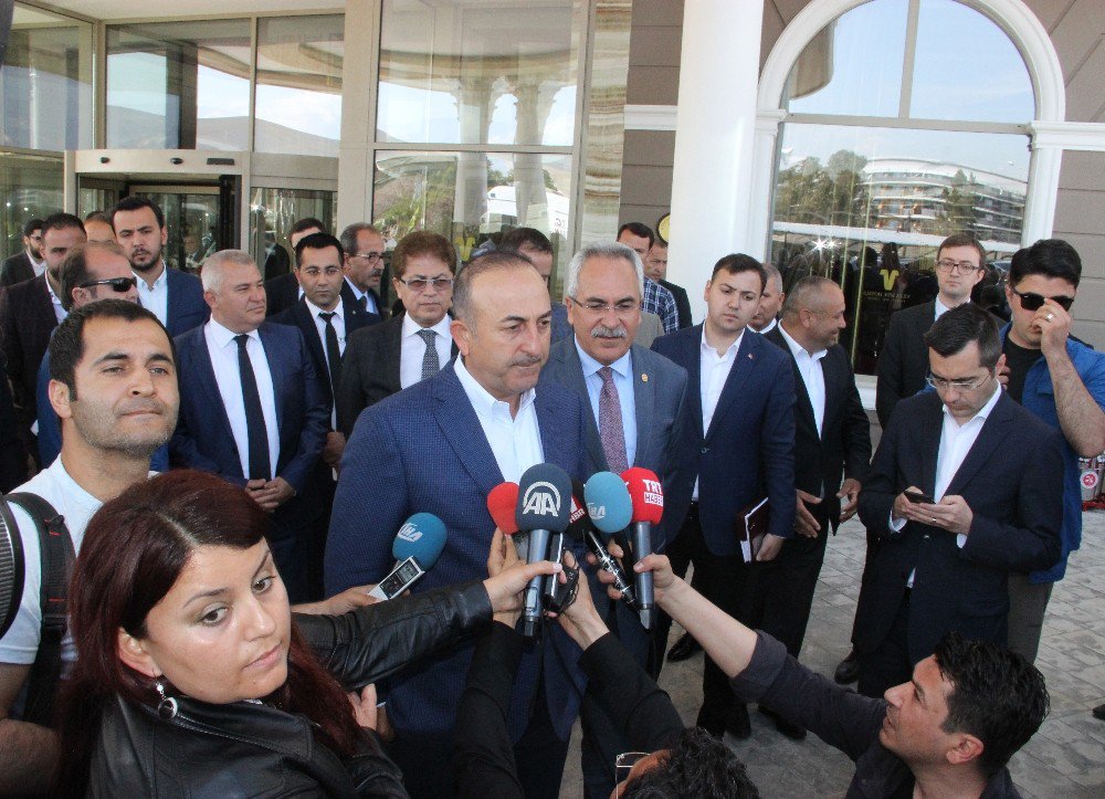 Bakan Çavuşoğlu: "Abd’nin Müdahalesini Yerinde Buluyorum"