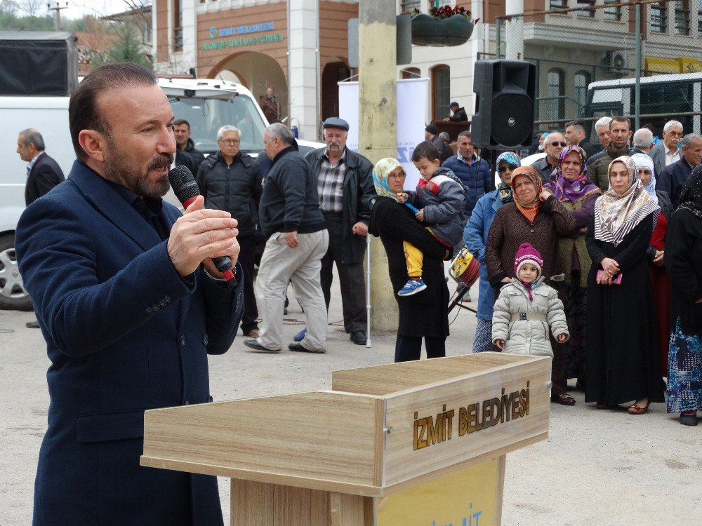 Başkan Doğan, Akmeşe Doğal Gaz Hattının Temelini Attı