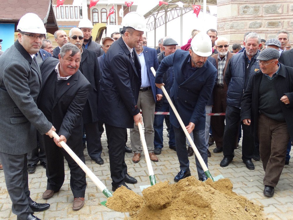 Başkan Doğan, Akmeşe Doğal Gaz Hattının Temelini Attı