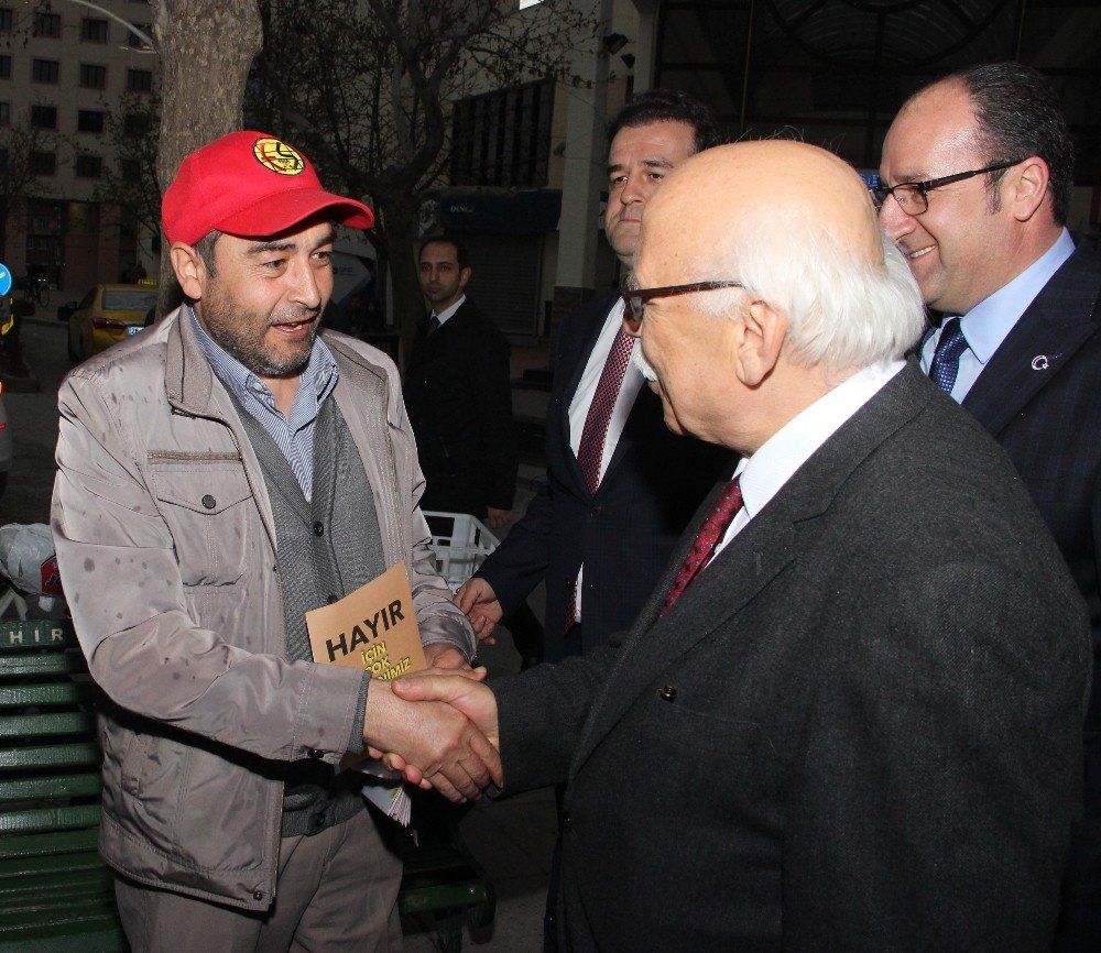 Bakan Avcı ‘Hayır’ Çadırında