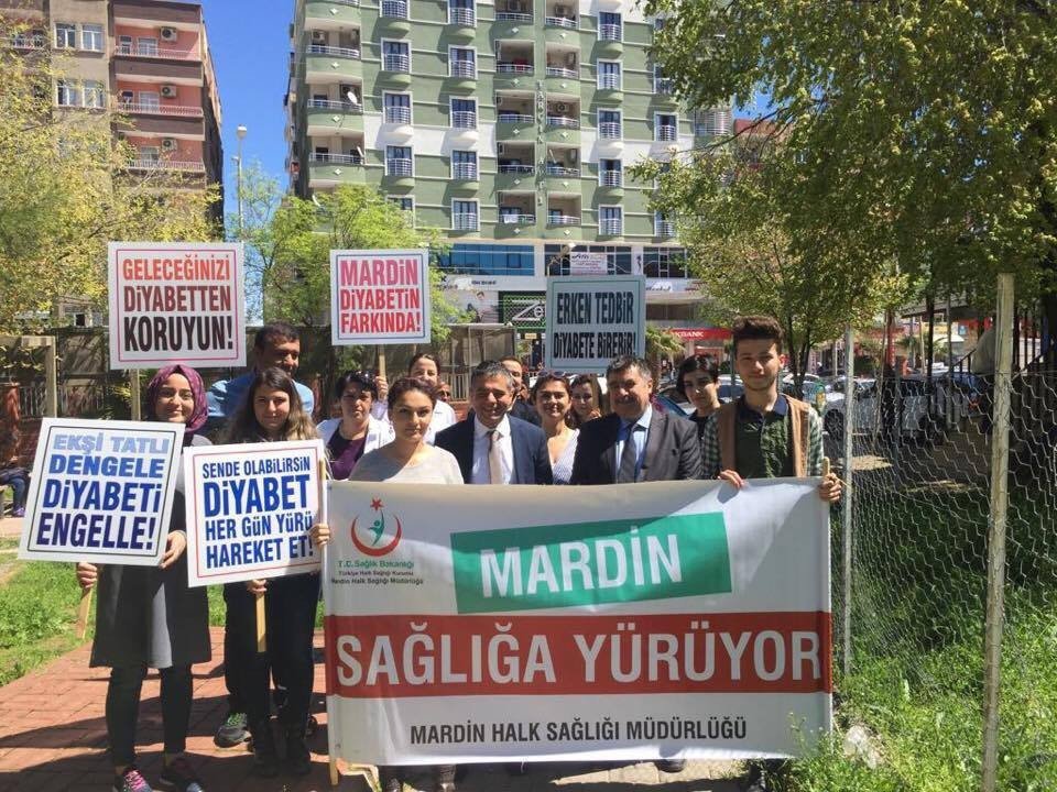 Mardin’de Sağlıklı Yaşam Yürüyüşü Yapıldı