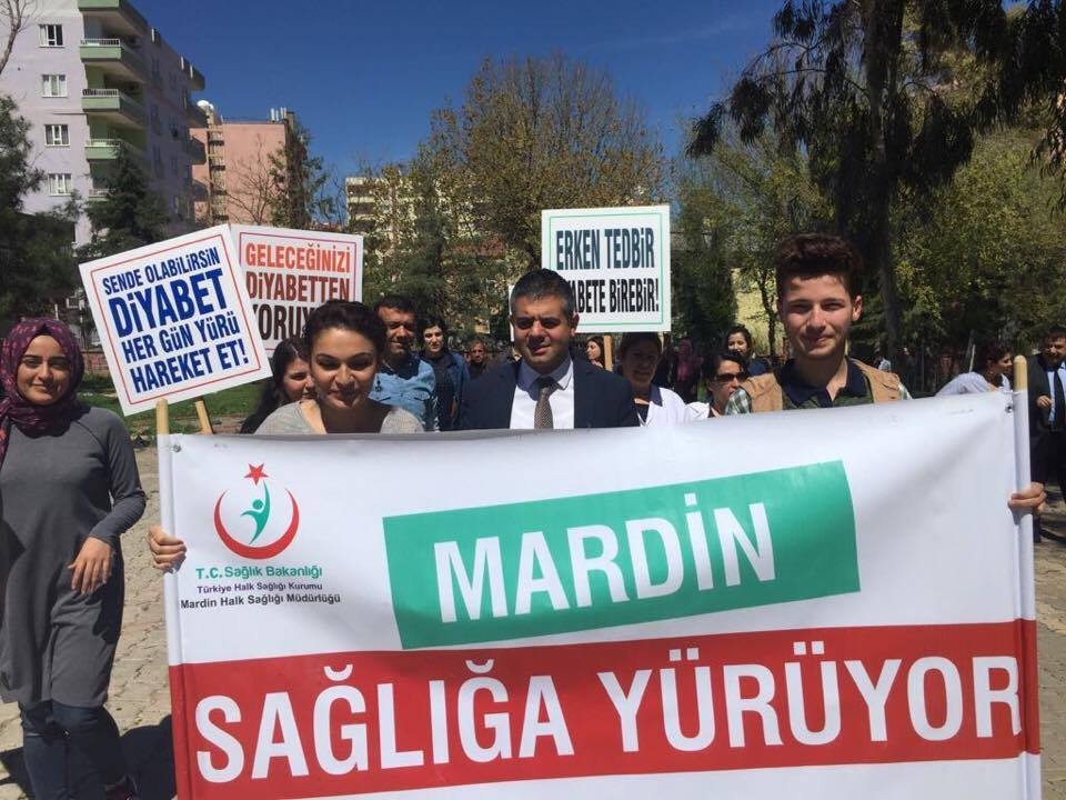 Mardin’de Sağlıklı Yaşam Yürüyüşü Yapıldı