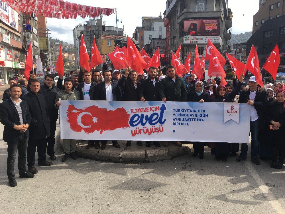 Tügva’dan Türkiye İçin “Evet” Yürüyüşü