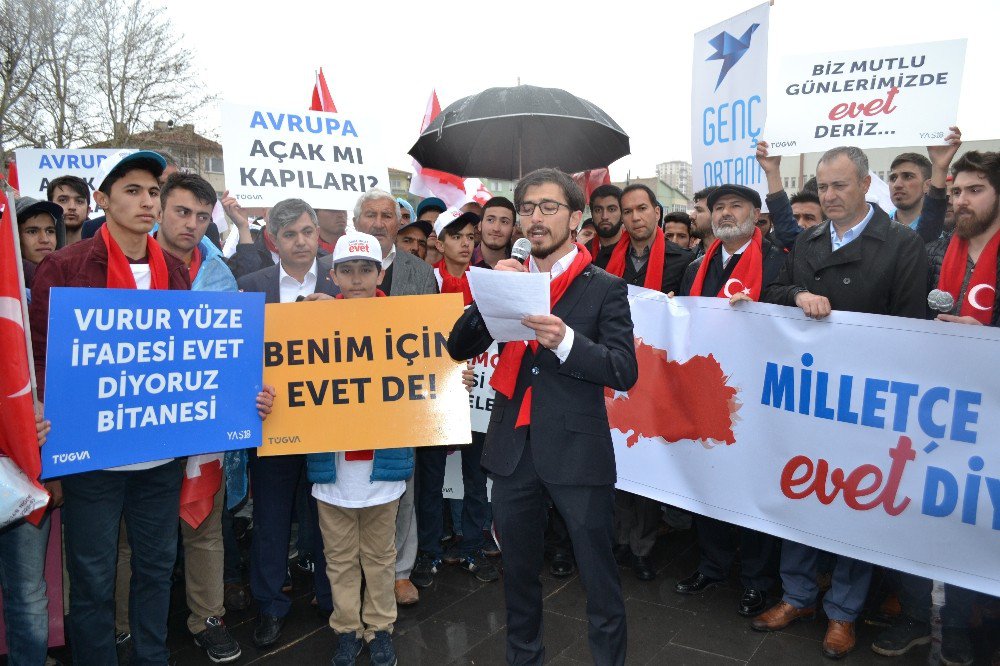 Tügva Niğde Temsilciliği’nden “Türkiye İçin Evet” Yürüyüşü