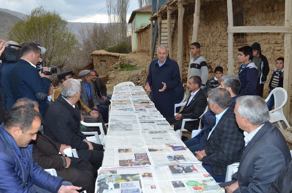 Milletvekili Şahin Ve Başkan Polat Referandum Çalışmalarını Sürdürüyor