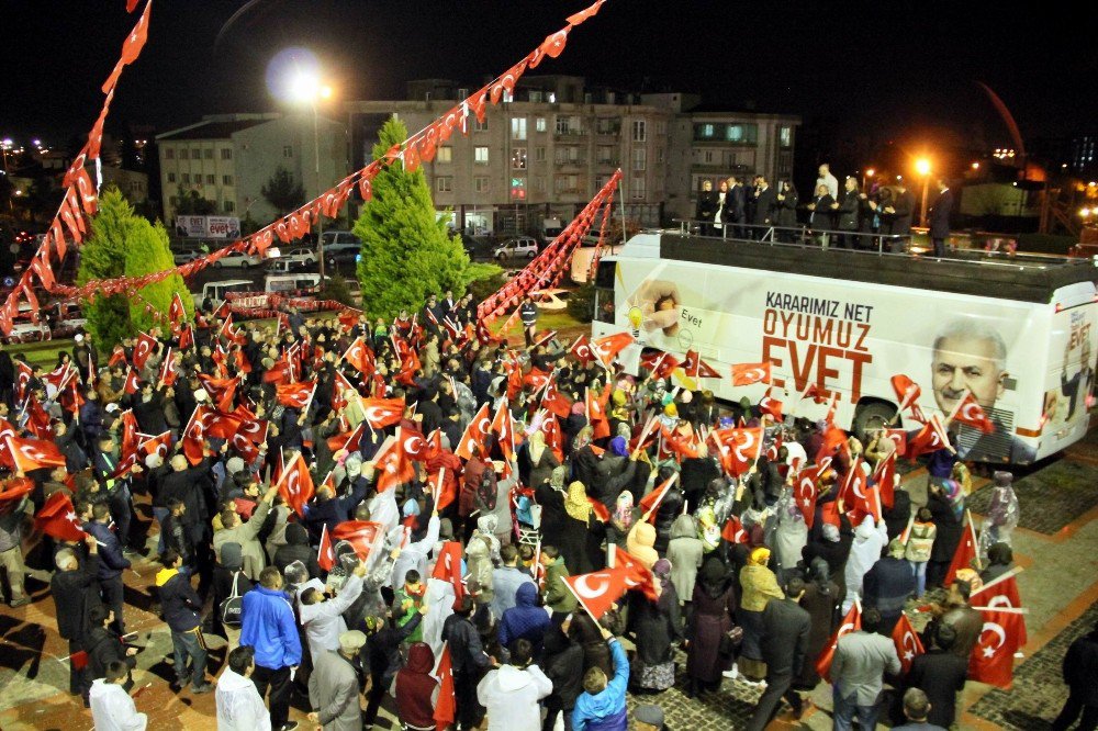 Tekkeköy’de Referandum Mitingi