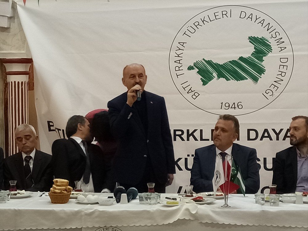 Bakan Müezzinoğlu, Batı Trakya Türkleri İle Kahvaltıda Bir Araya Geldi