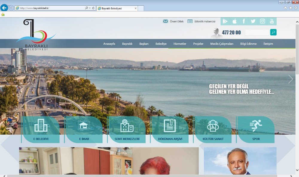 Bayraklı Belediyesi Web Sitesi Yenilendi