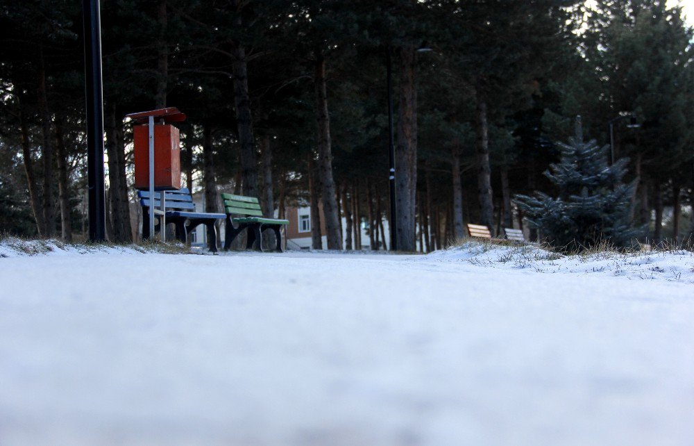 Erzurum’da Kar Ve Soğuk Hava Etkili Oluyor