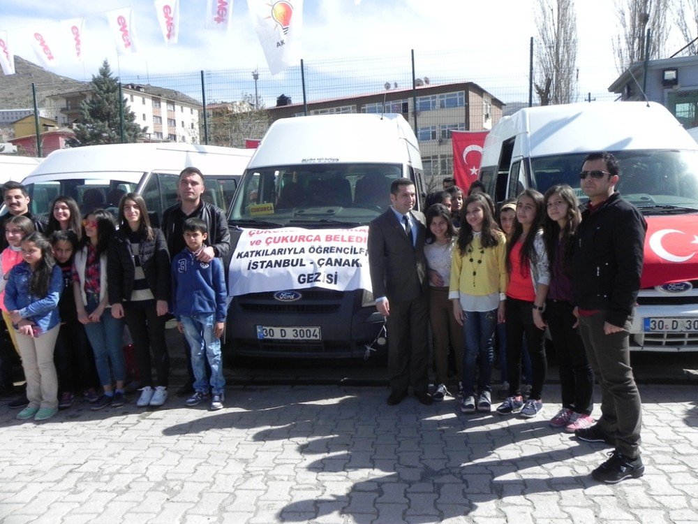 Çukurcalı Öğrenciler İstanbul Ve Çanakkale’ye Gönderildi