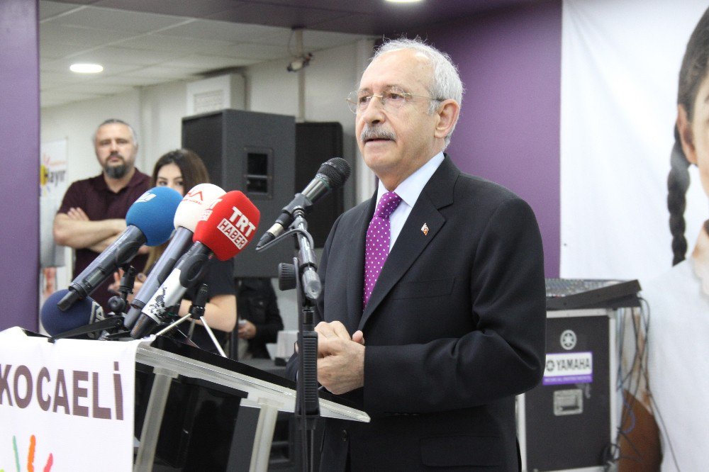 Chp Genel Başkanı Kılıçdaroğlu: