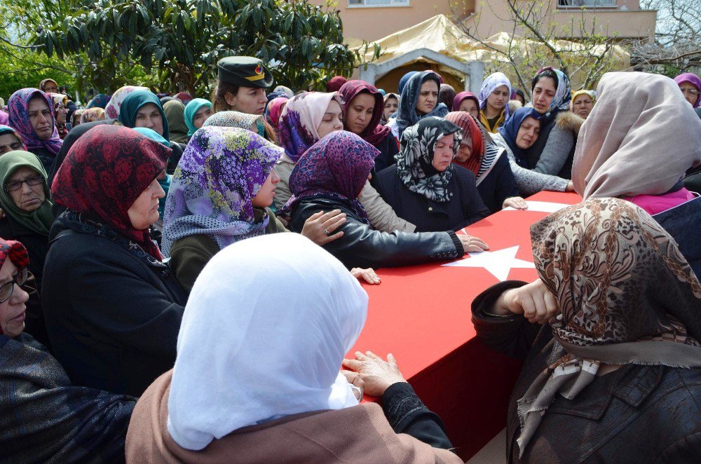 Bafra Şehidini Gözyaşlarıyla Uğurladı