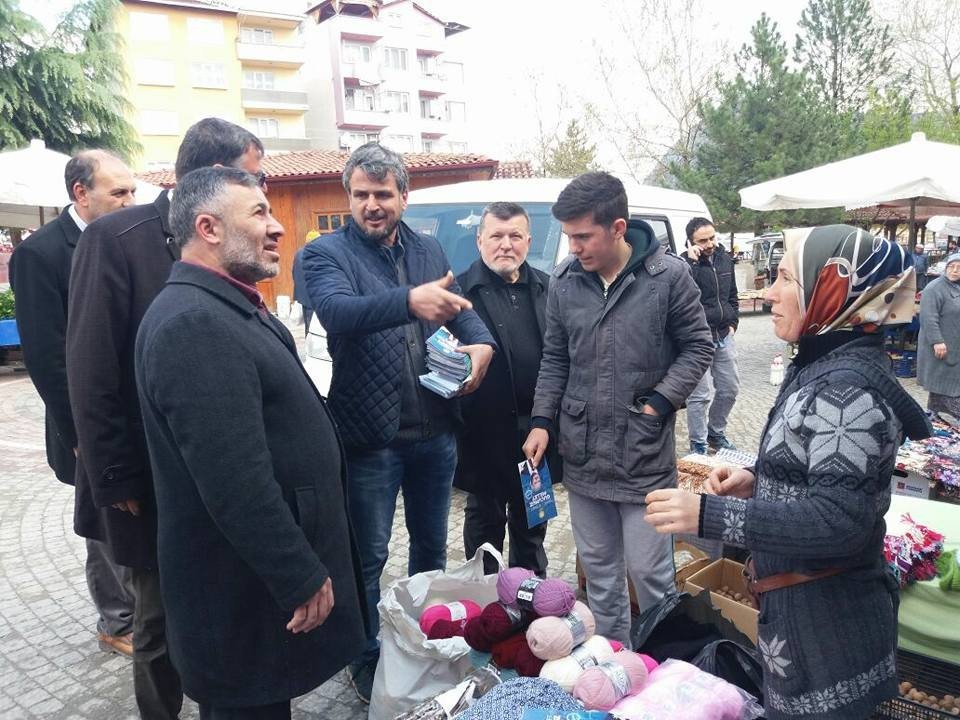 Başkan Duymuş, Sanayi Ve Pazar Esnafını Gezdi