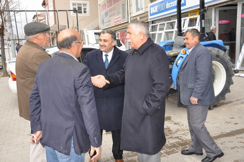 Vekil Dedeoğlu Ve Başkan Cabbar’dan Sanayi Esnafına Ziyaret