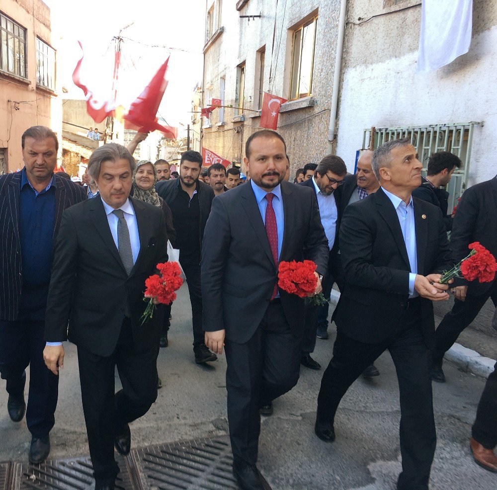 Ak Parti Beyoğlu İlçe Başkanlığı,hacıahmet Mahallesi’nde ’Sevgi Yürüyüşü’ Gerçekleştirdi