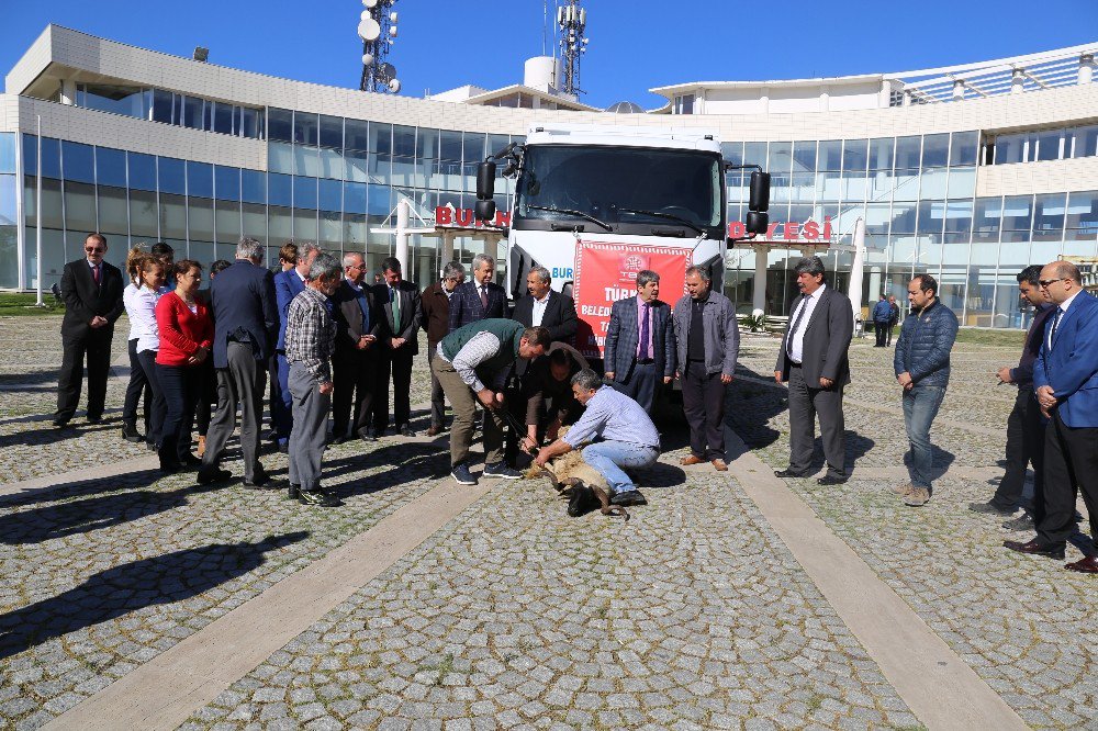 Burhaniye Belediyesi Araç Filosuna Yeni Bir Araç Daha Katıldı