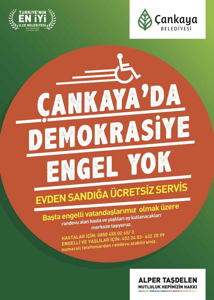 Çankaya’da Demokrasiye "Engel Yok"