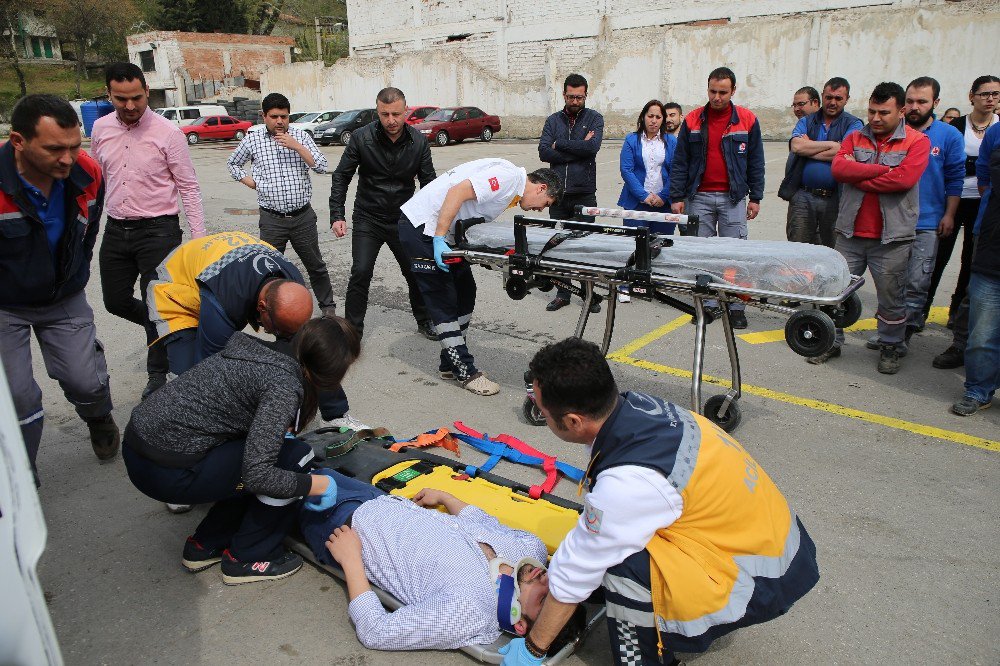 Denizli Büyükşehir Ulaşım A.ş.’den Deprem Ve Yangın Tatbikatı