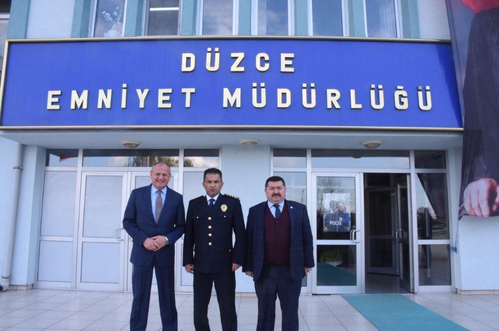 Başkan Keleş’ten Düzce Emniyet Müdürüne 172. Yıl Ziyareti