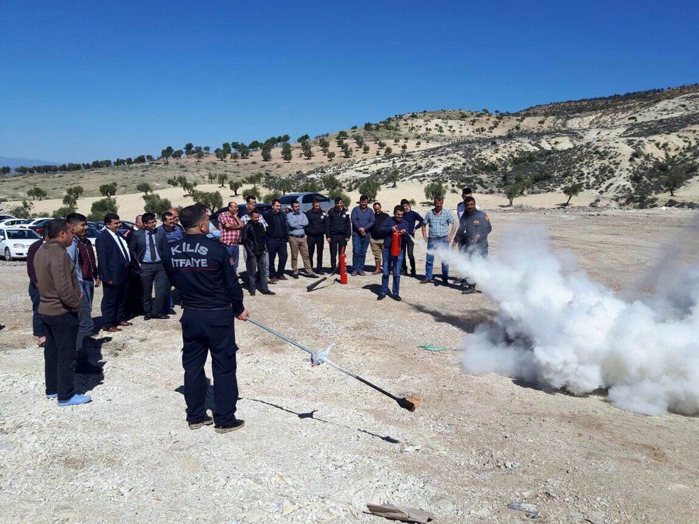 Kilis İtfaiyesinden Tatbikat Mesaisi