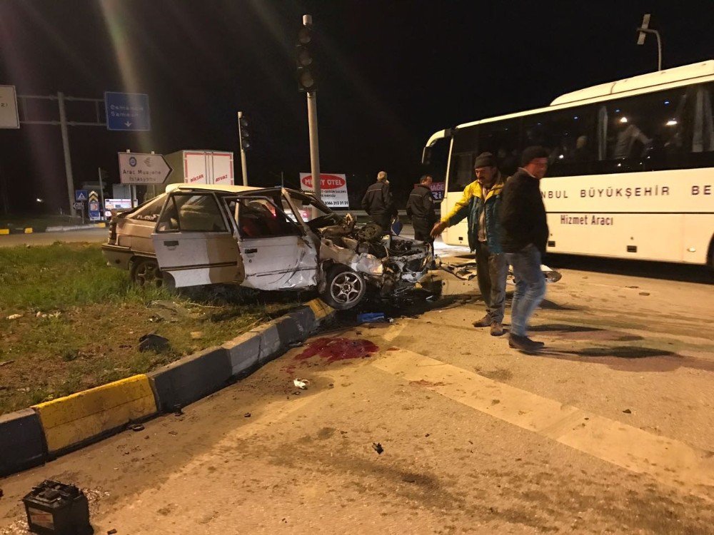 Tosya’da Trafik Kazası: 1 Yaralı