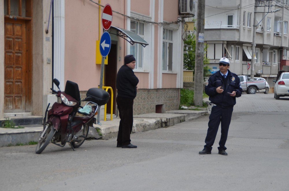 Bafra Emniyetinden Motosikletlere Sıkı Takip