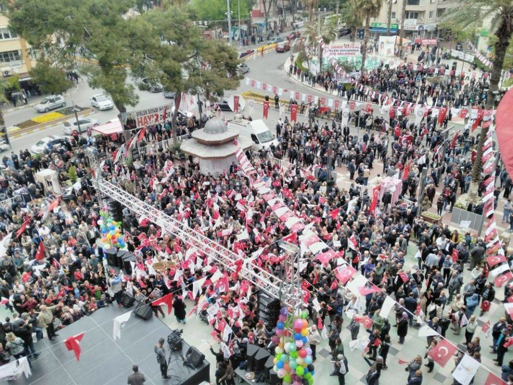 Chp’li Baykal Ve Dp’li Uysal’dan Aydın’da Ortak Miting