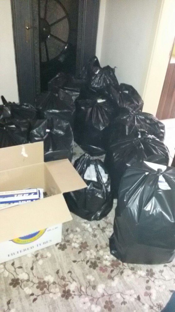 Kaçak Sigara Operasyonunda 6 Bin 550 Paket Sigara Ele Geçirildi