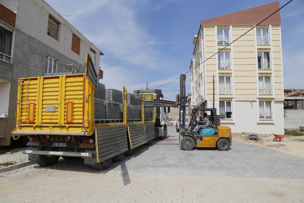 Kırklareli’nde Yol Yapım Çalışmaları