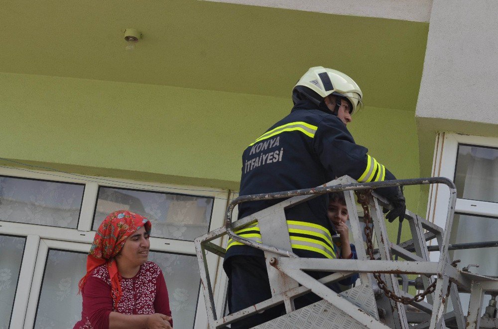 Konya’da Korkutan Yangın