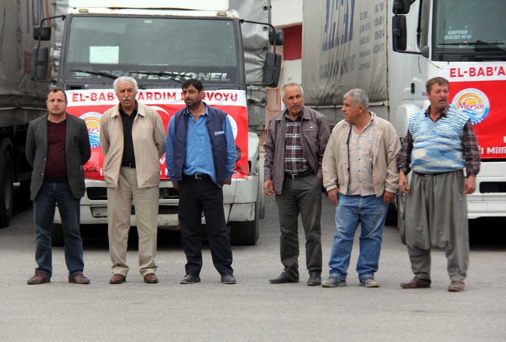 Mersin’den El Bab Ve Cerablus’a 12 Tır Eğitim Yardımı