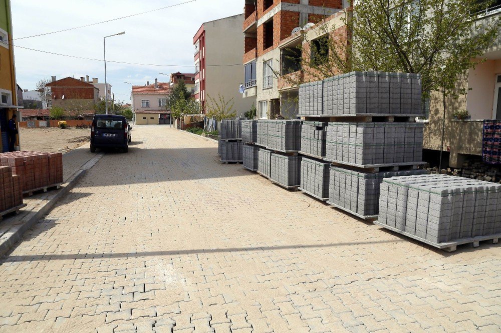 Kırklareli’nde Yol Yapım Çalışmaları