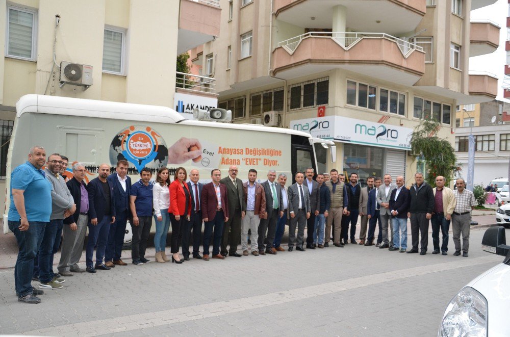 Adana’da Stk’lar “Evet” Diyor