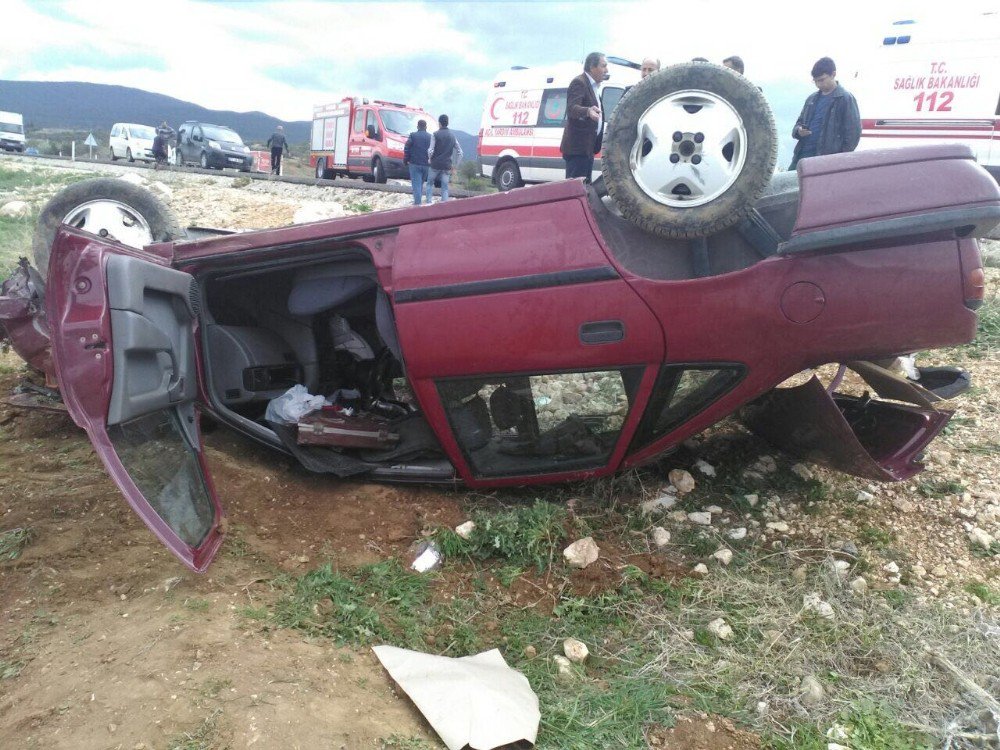 Afyonkarahisar’da Trafik Kazası: 2 Yaralı