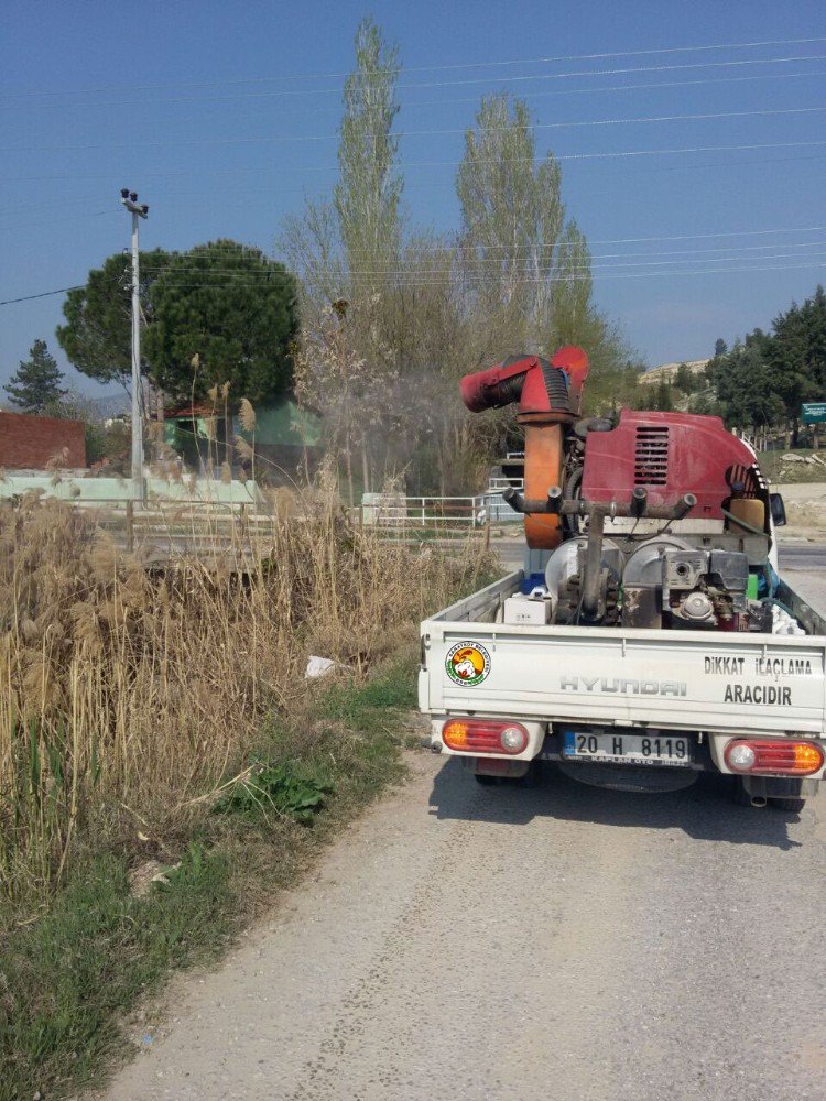 Sarayköy’de 997 Hektar Alan Haşereye Karşı İlaçlandı