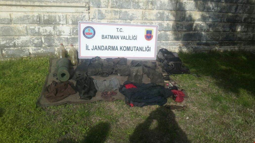 Batman’da Pkk’ya Ait Mühimmat Ele Geçirildi